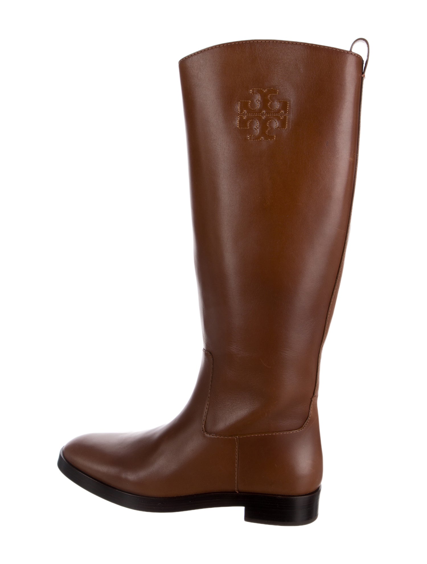 Tory Burch Leather Riding Boots
