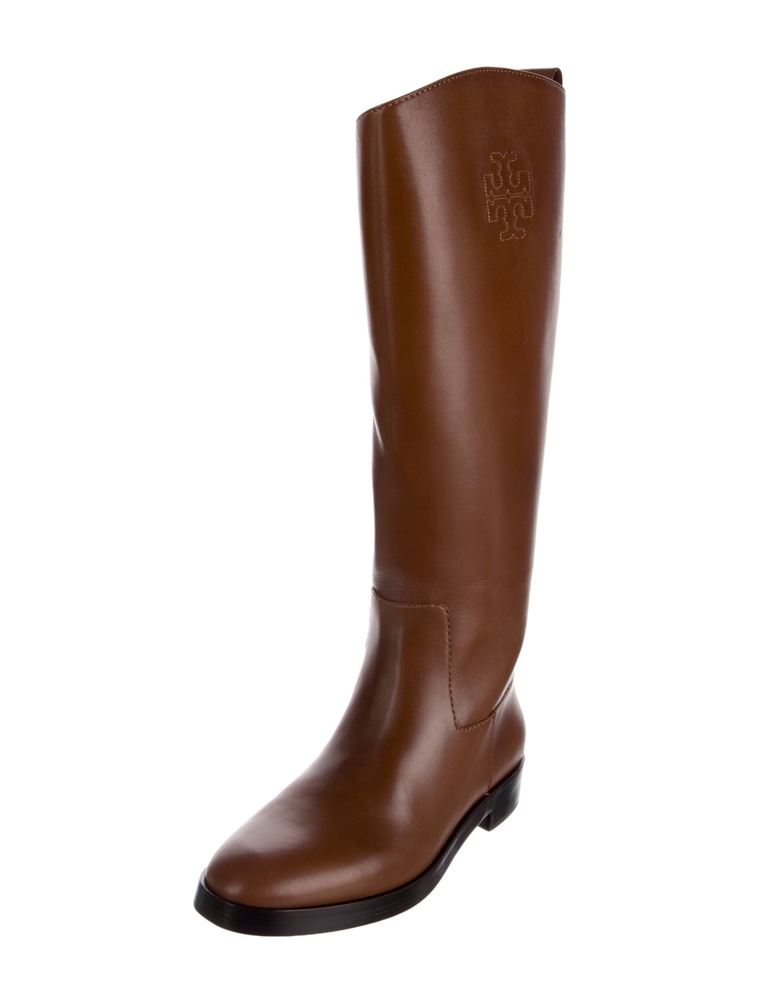Tory Burch Leather Riding Boots