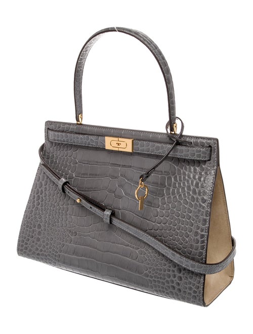 Tory Burch Embossed Leather Lee Radziwill