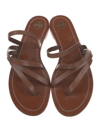 Tory Burch Leather Slides