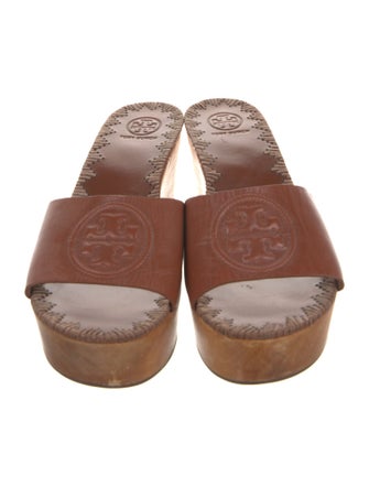 Tory Burch Leather Slides