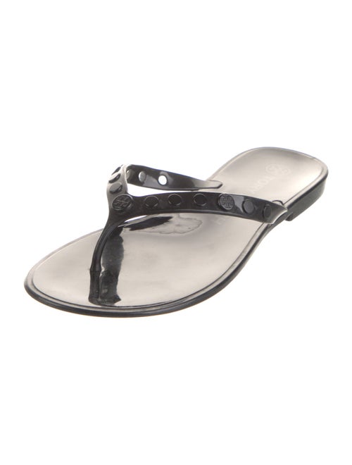 Tory Burch Rubber Studded Accents Flip Flops