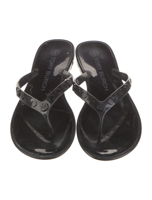 Tory Burch Rubber Studded Accents Flip Flops