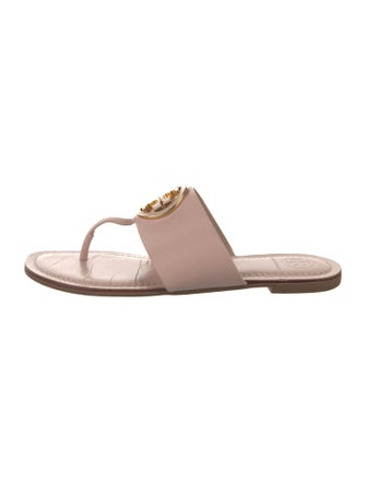 Tory Burch Leather Slides