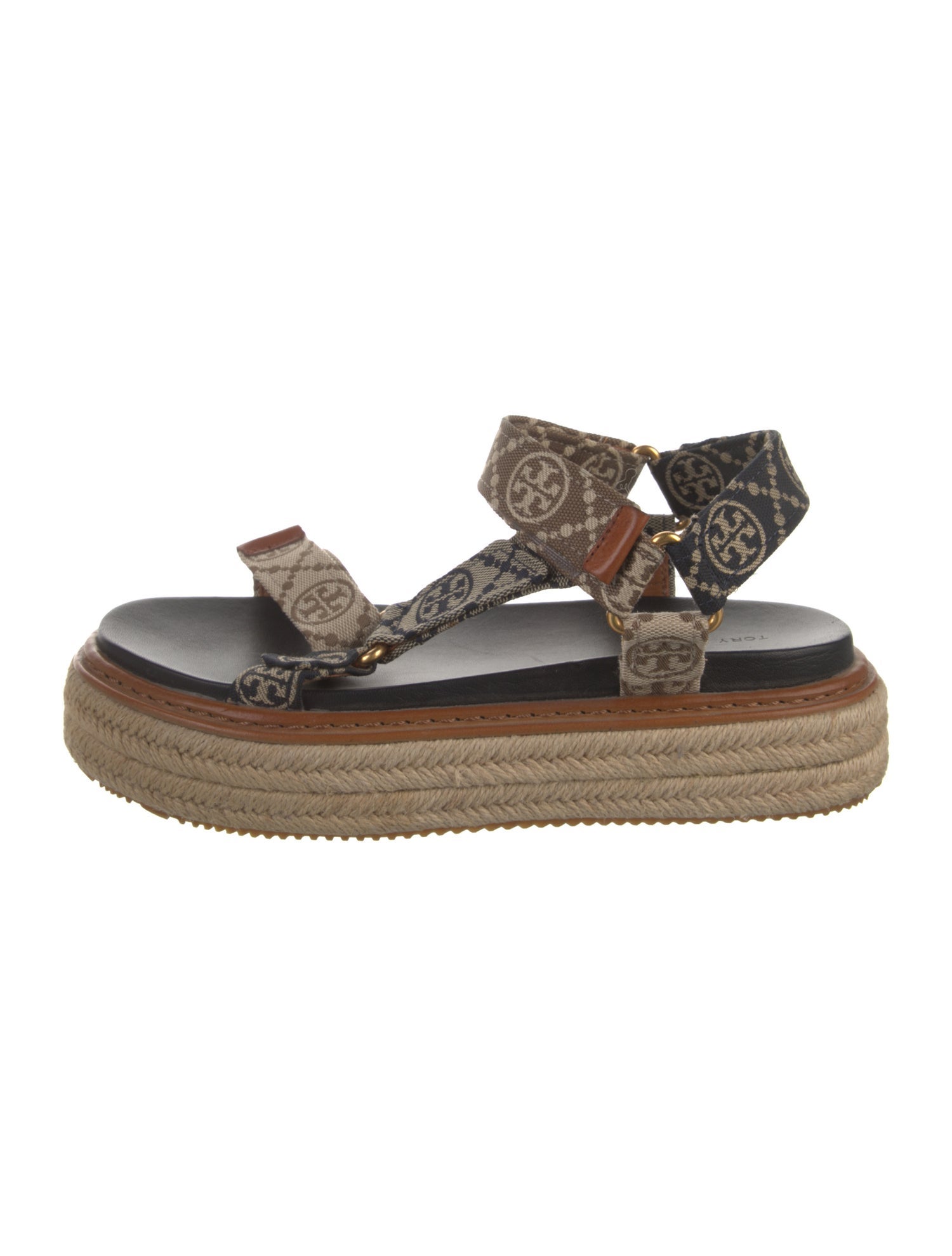 Tory Burch Canvas Printed Espadrilles