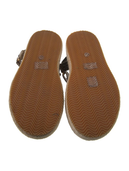 Tory Burch Canvas Printed Espadrilles