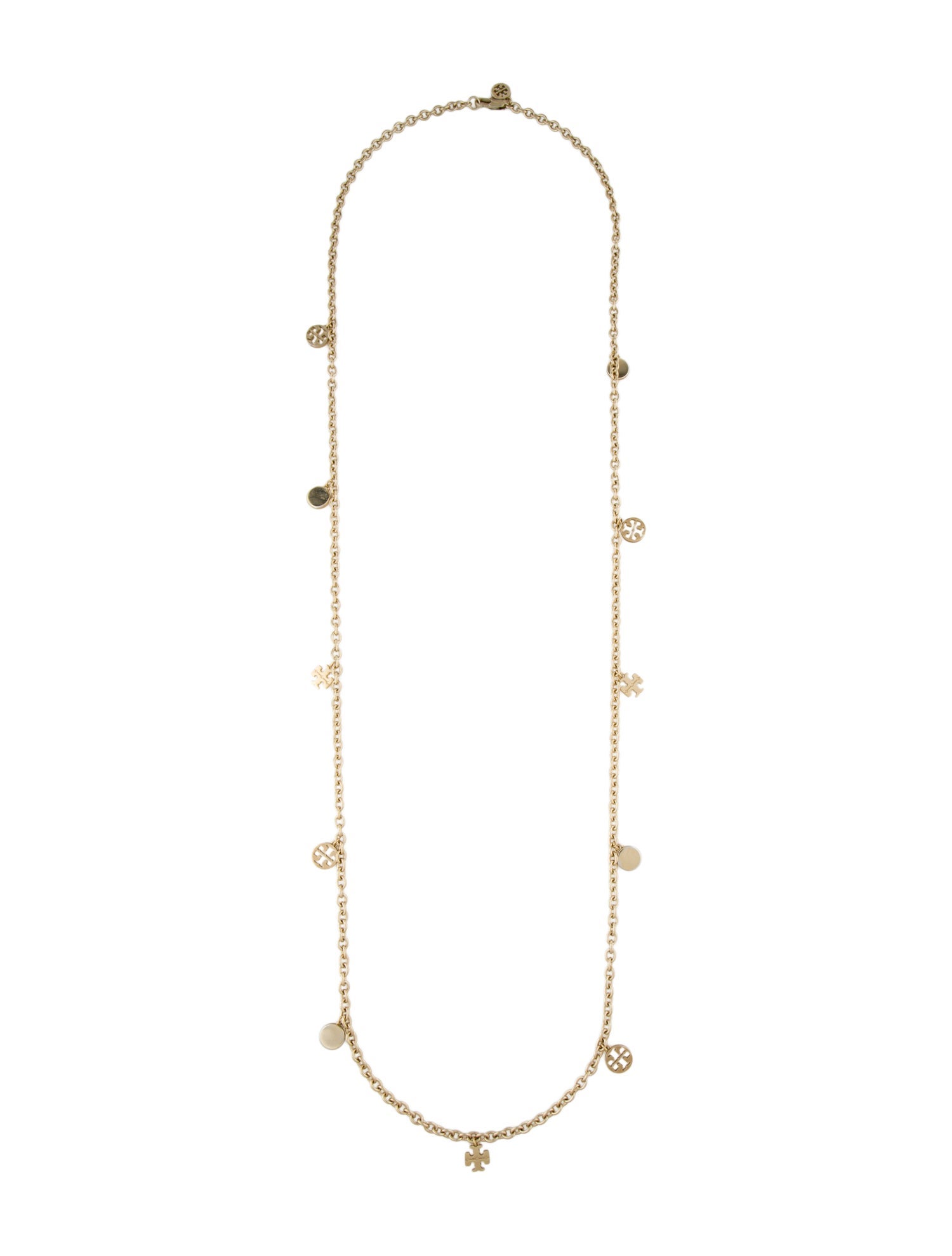 Tory Burch Logo Station Necklace