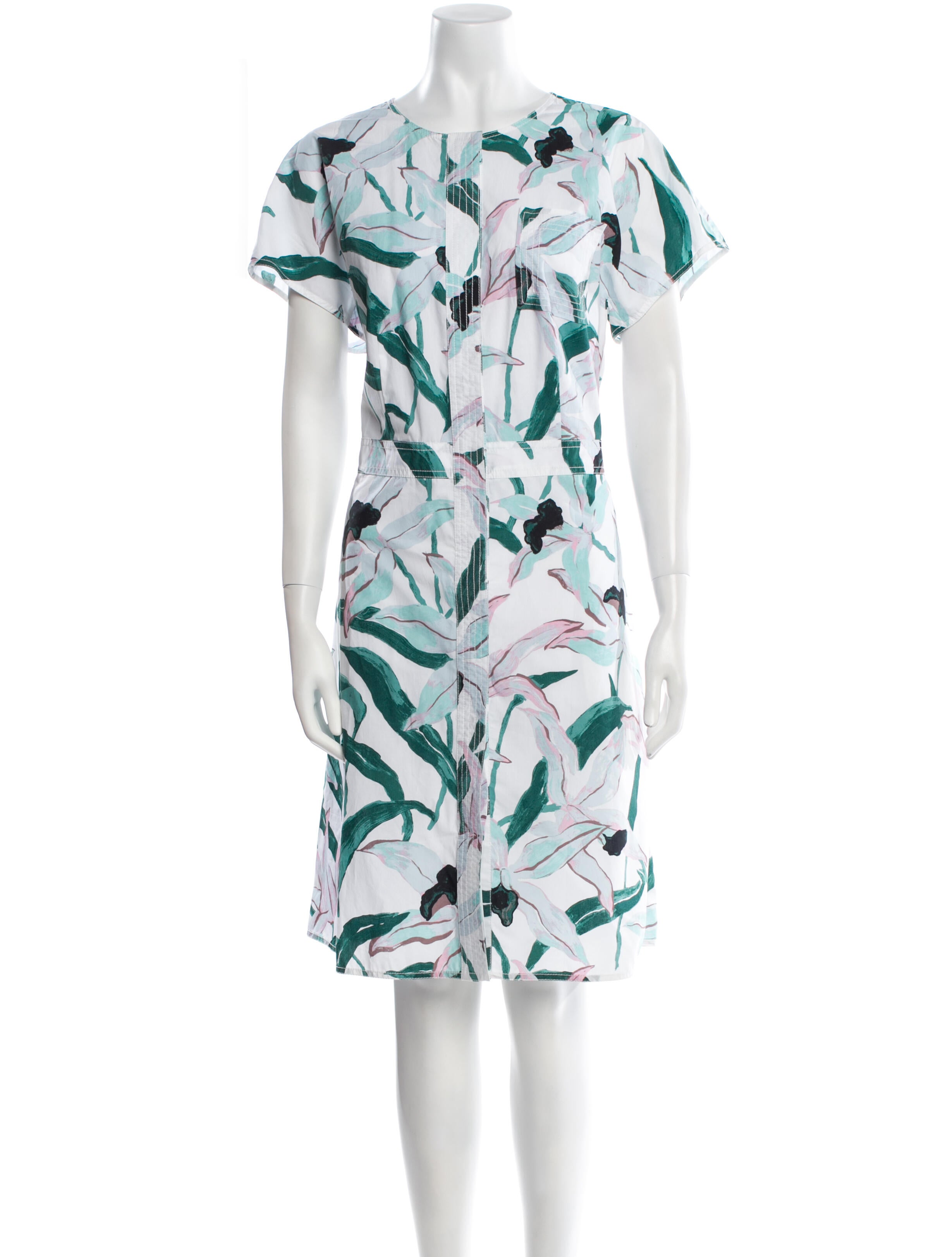 Tory Burch Floral Print Knee-Length Dress w/ Tags