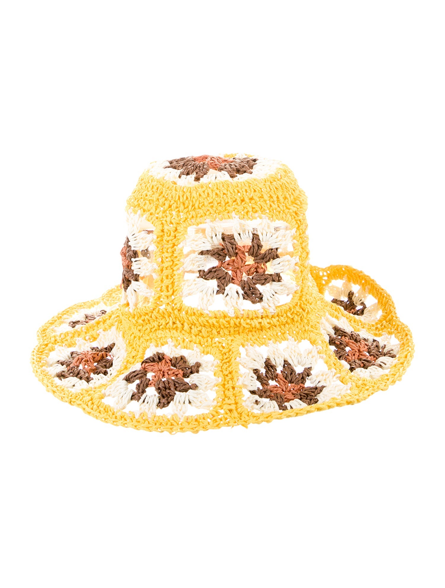 Tory Burch Floral Woven Bucket hat w/Tags