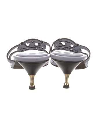 Tory Burch Leather Slides