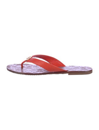 Tory Burch Leather Flip Flops