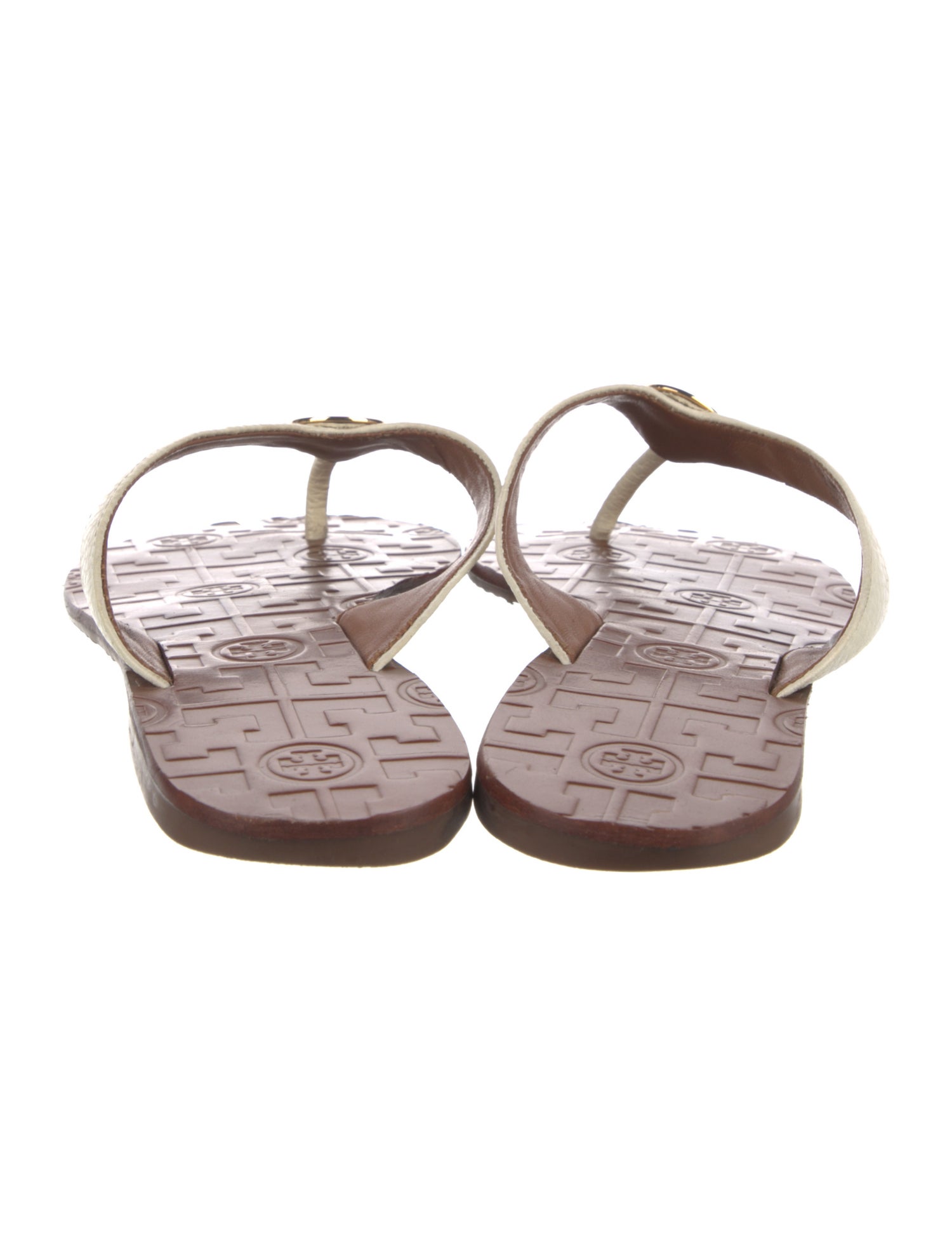 Tory Burch Leather Flip Flops
