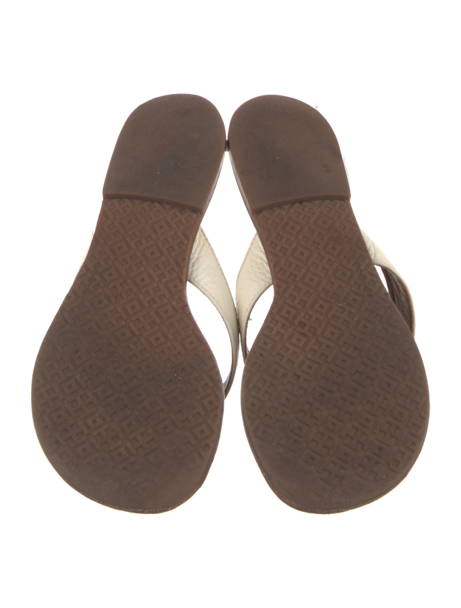 Tory Burch Leather Flip Flops