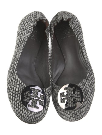 Tory Burch Ponyhair Printed Ballet Flats