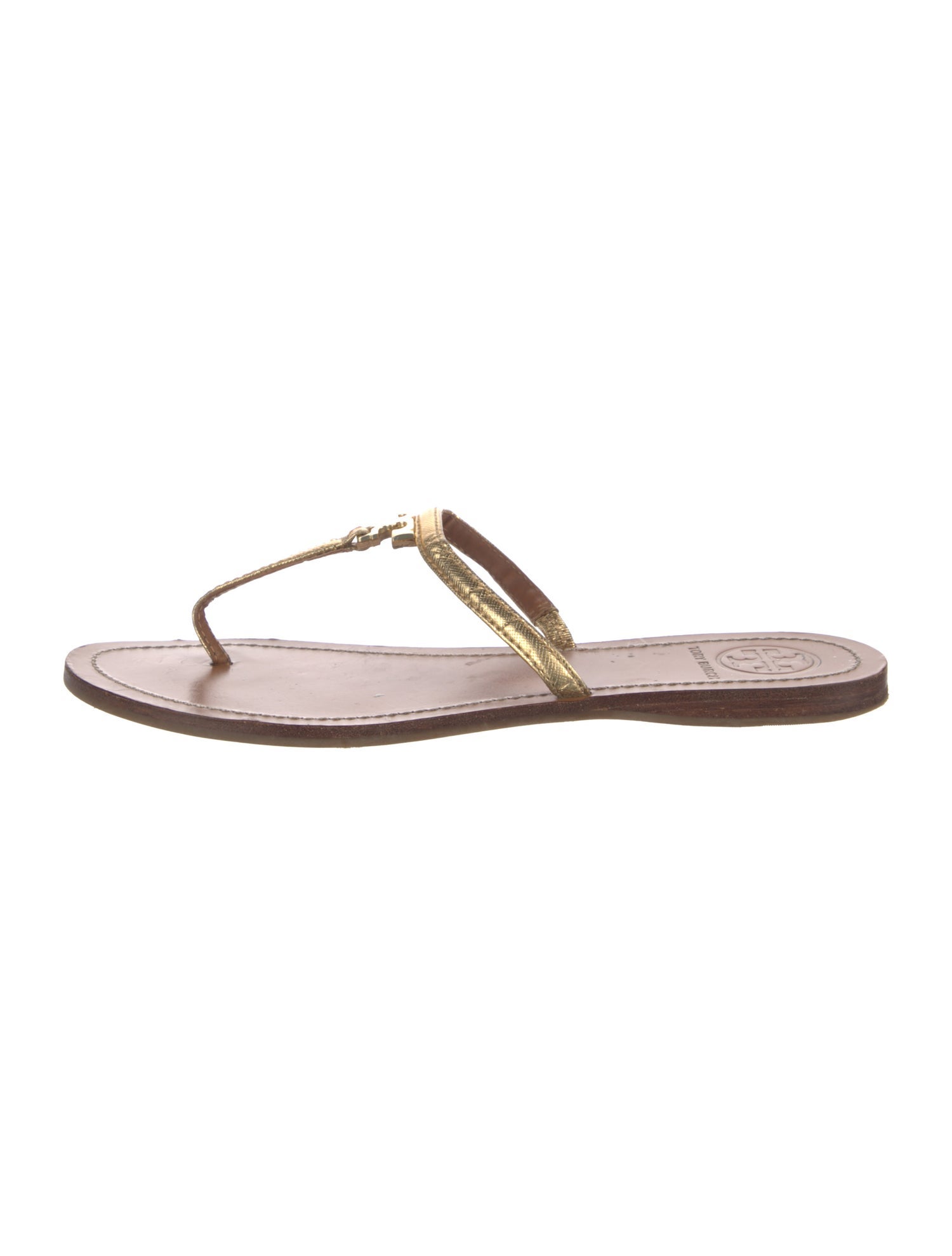 Tory Burch Leather Flip Flops