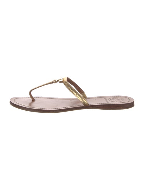 Tory Burch Leather Flip Flops