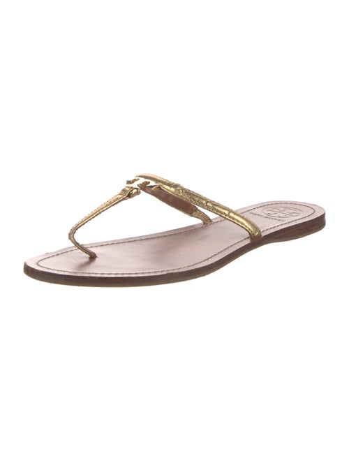 Tory Burch Leather Flip Flops