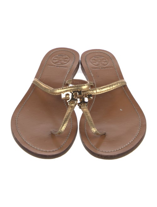 Tory Burch Leather Flip Flops