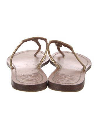 Tory Burch Leather Flip Flops
