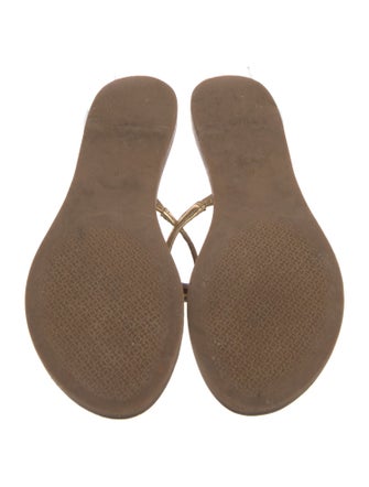 Tory Burch Leather Flip Flops