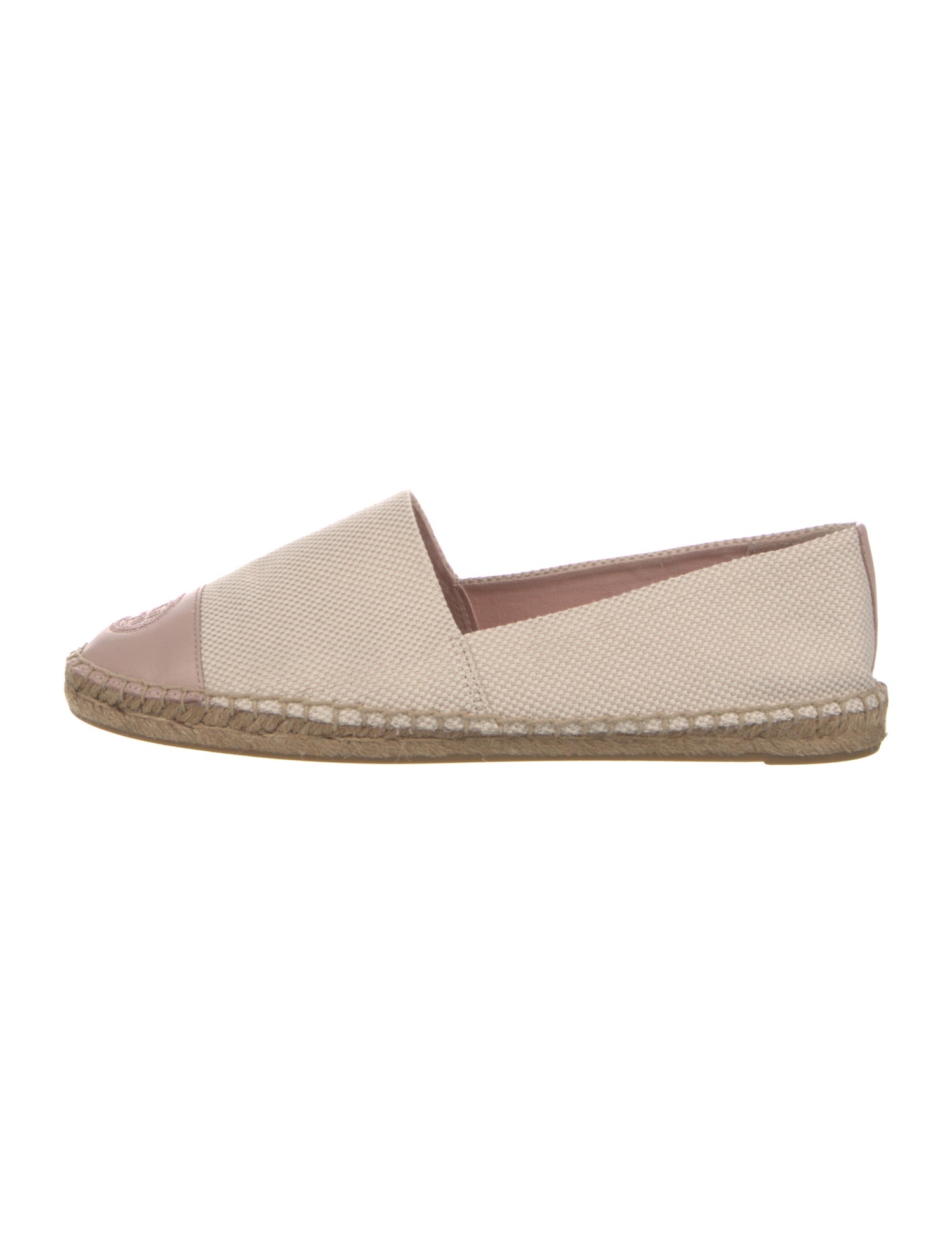 Tory Burch Canvas Colorblock Pattern Espadrilles