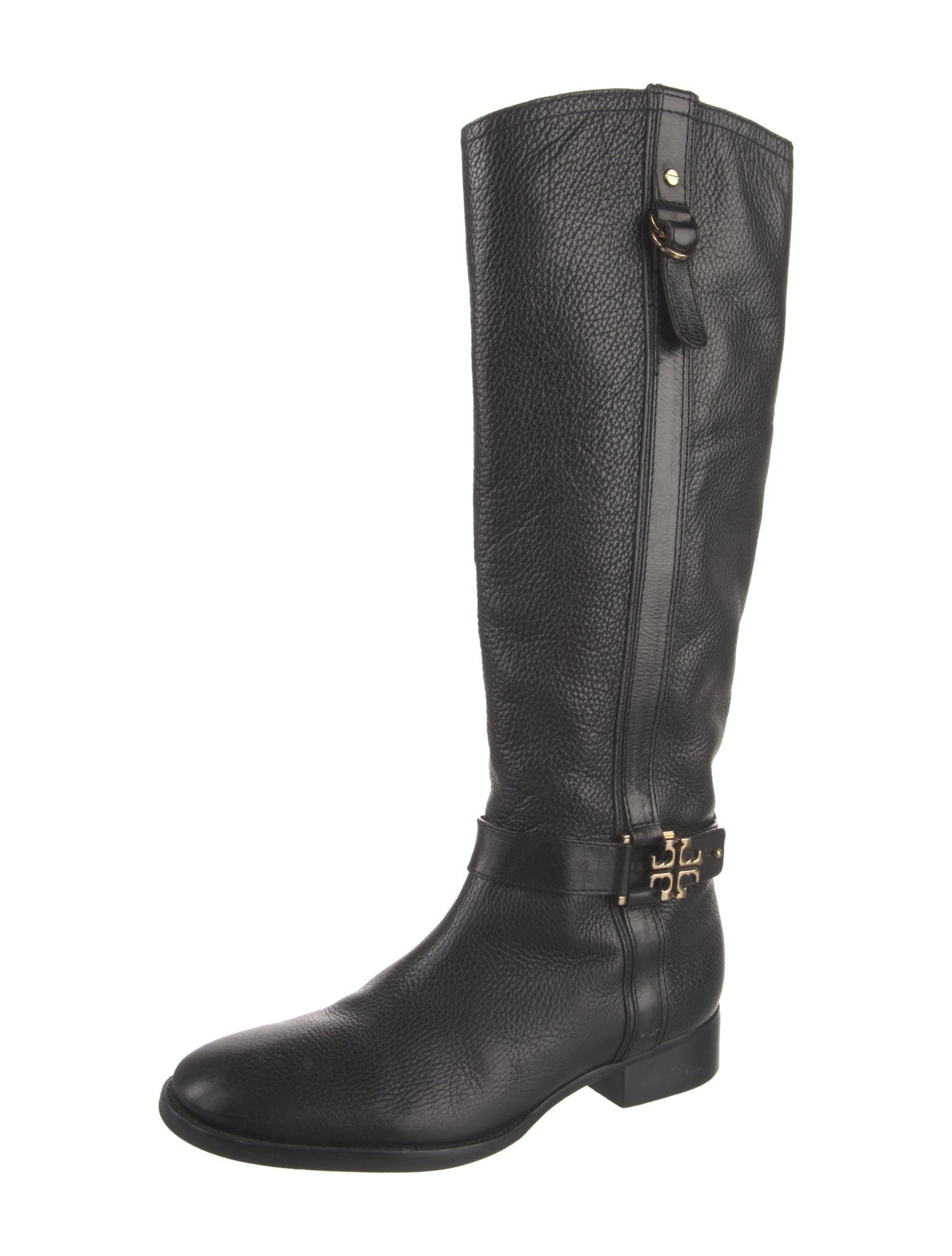 Tory Burch Leather Riding Boots
