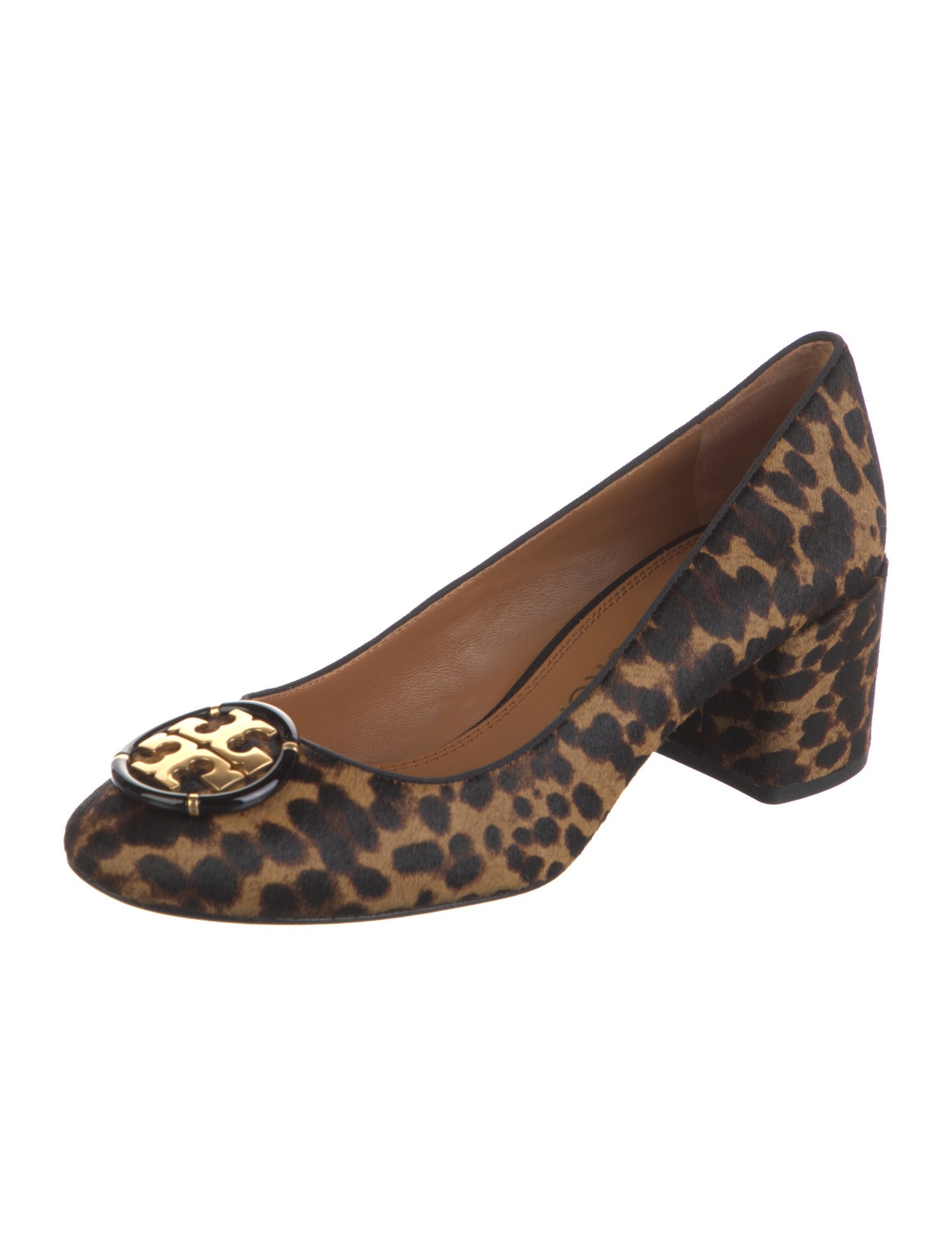 Tory Burch Ponyhair Animal Print Pumps