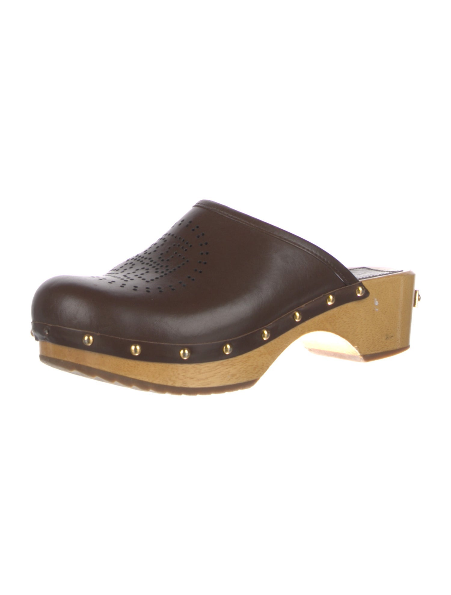 Tory Burch Leather Lasercut Accents Mules