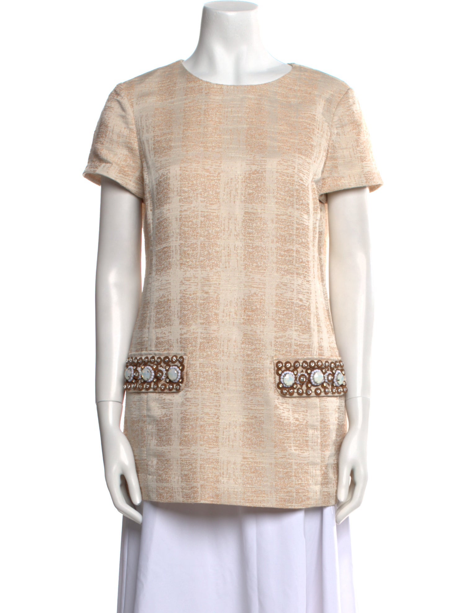 Tory Burch Printed Scoop Neck T-Shirt