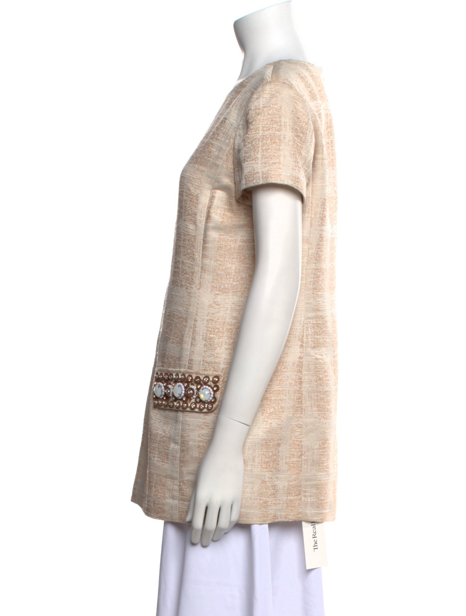 Tory Burch Printed Scoop Neck T-Shirt