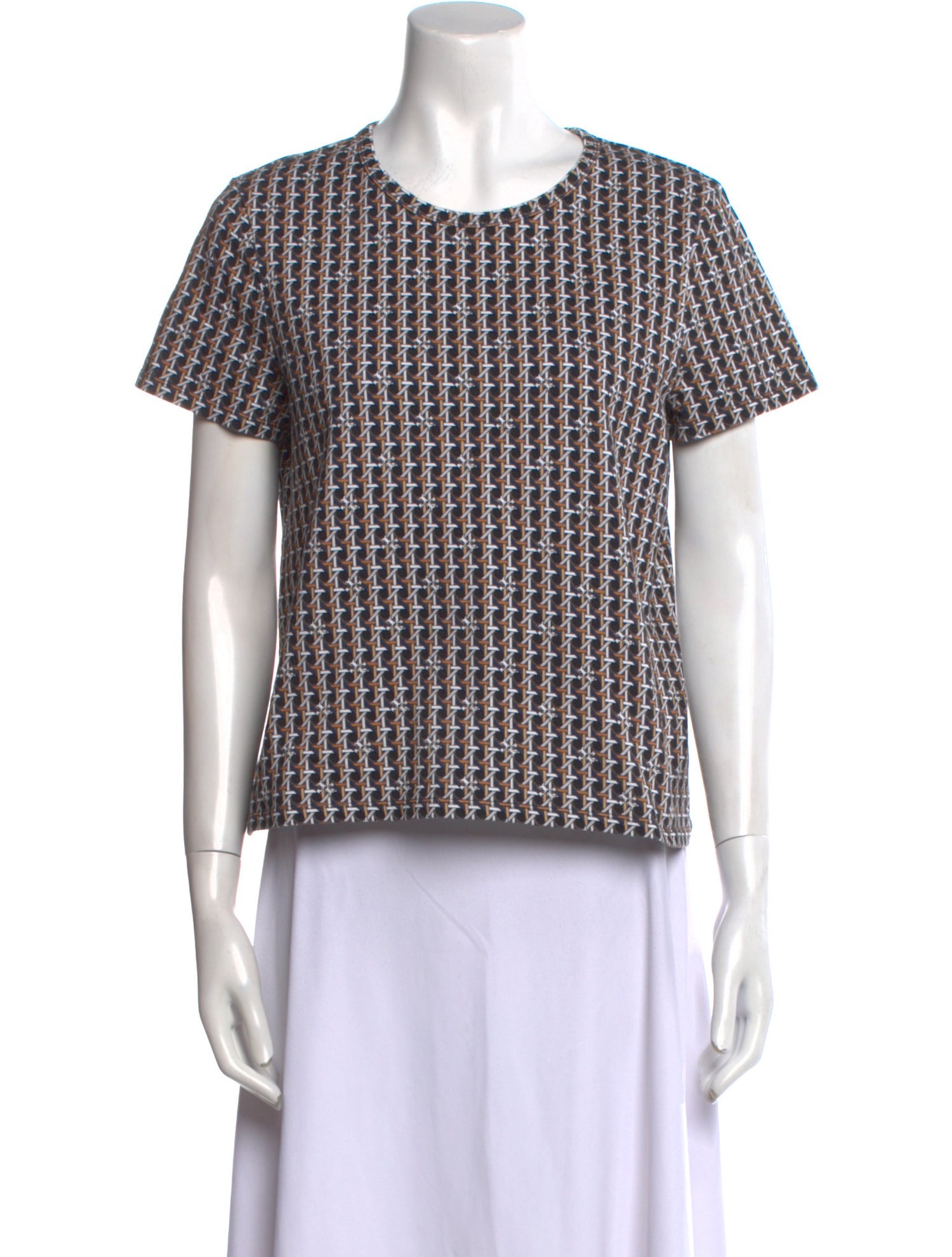 Tory Burch Printed Crew Neck T-Shirt