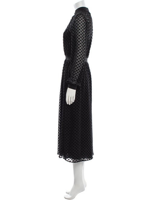 Tory Burch Polka Dot Print Midi Length Dress