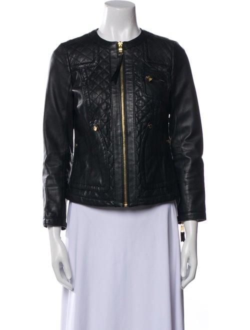 Tory Burch Leather Biker Jacket