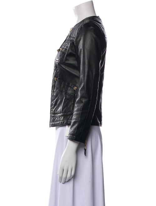 Tory Burch Leather Biker Jacket