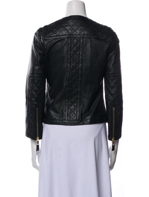 Tory Burch Leather Biker Jacket