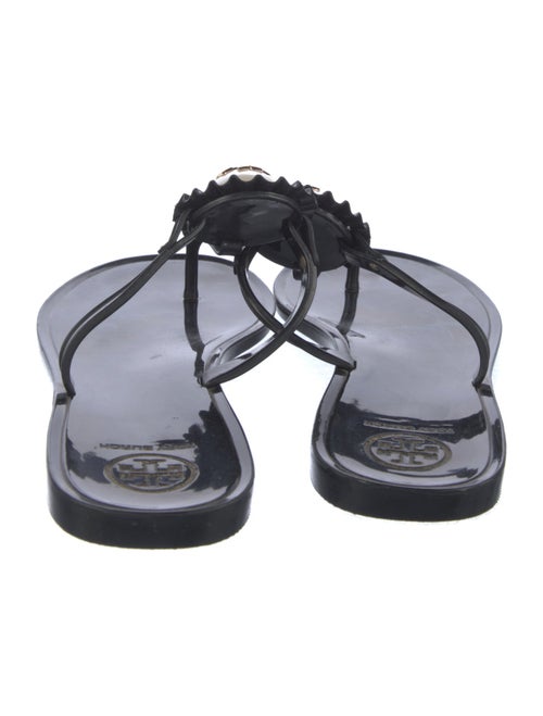 Tory Burch Rubber Studded Accents T-Strap Sandals