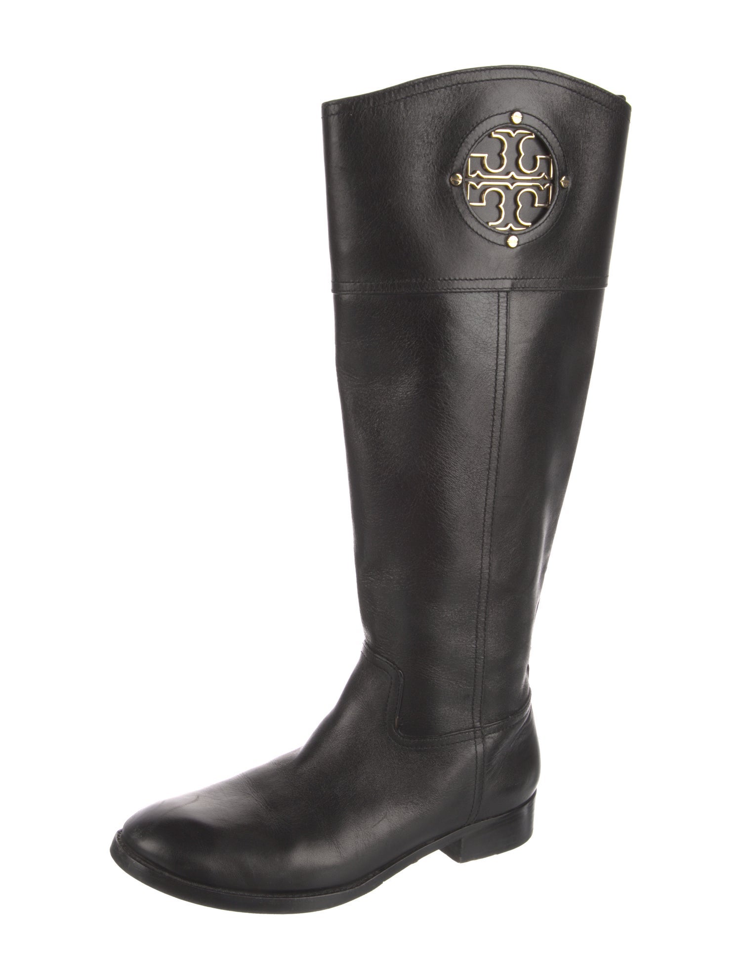 Tory Burch Leather Riding Boots