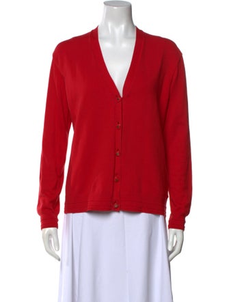 Tory Burch V-Neck Long Sleeve Blouse