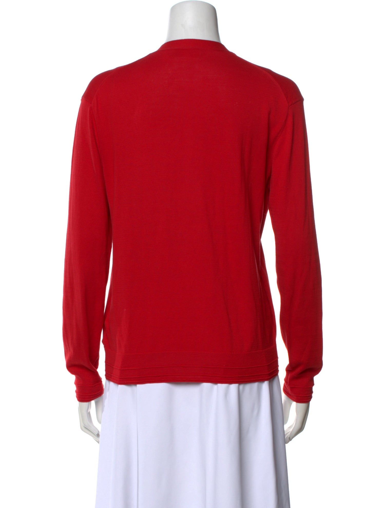 Tory Burch V-Neck Long Sleeve Blouse