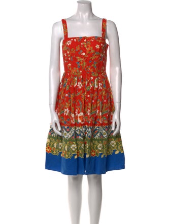 Tory Burch Printed Knee-Length Dress