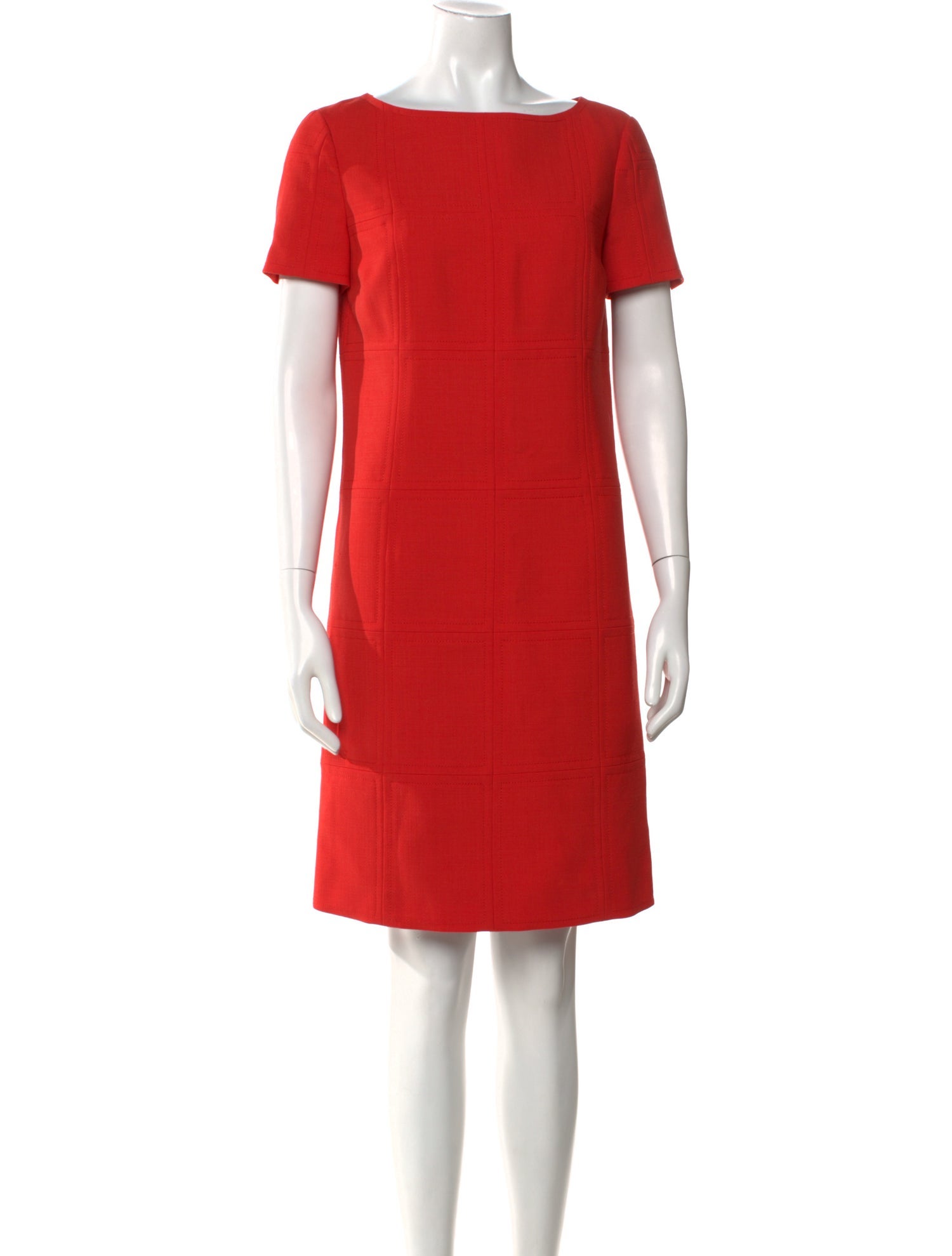 Tory Burch Bateau Neckline Knee-Length Dress