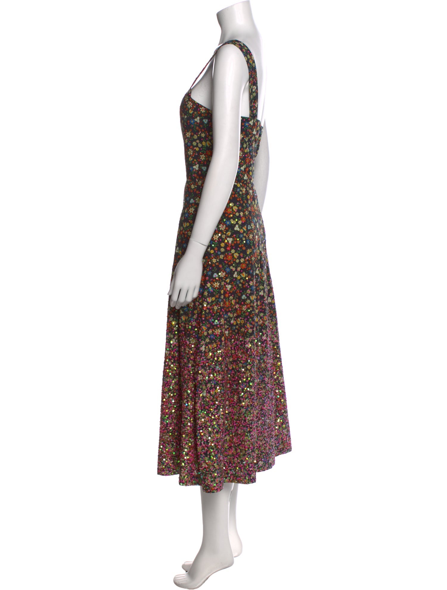 Tory Burch Floral Print Long Dress w/ Tags