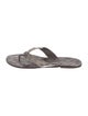 Tory Burch Leather Printed Flip Flops