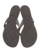Tory Burch Leather Printed Flip Flops