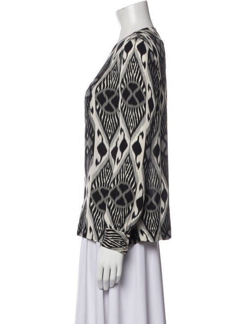 Tory Burch Silk Printed Blouse