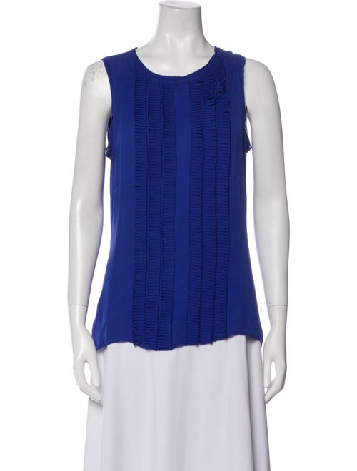 Tory Burch Silk Scoop Neck Top