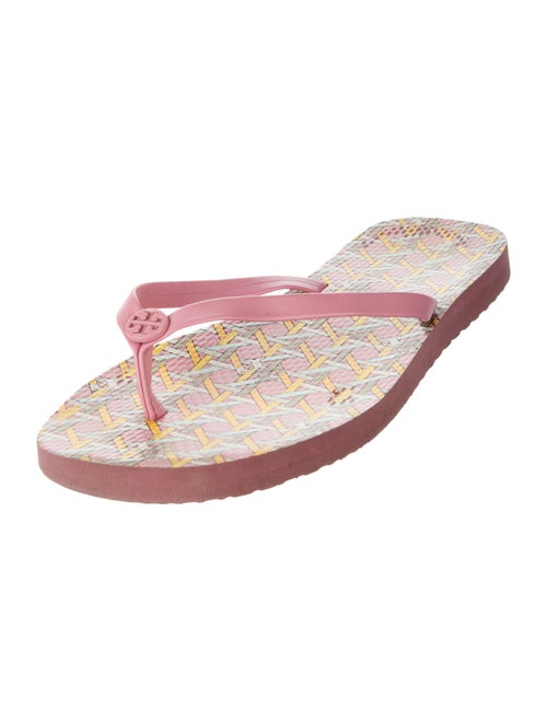 Tory Burch Rubber Printed Flip Flops
