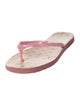 Tory Burch Rubber Printed Flip Flops