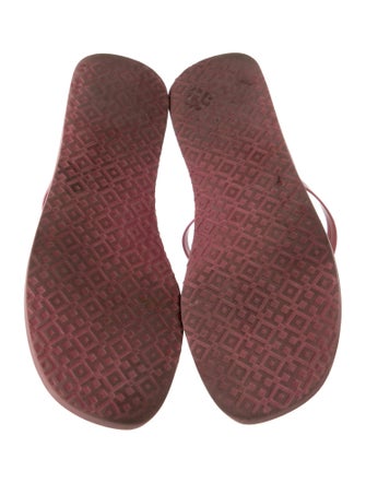 Tory Burch Rubber Printed Flip Flops