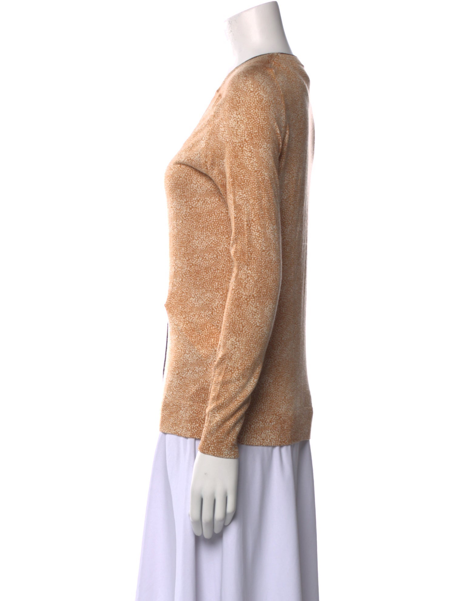 Tory Burch Silk V-Neck Sweater